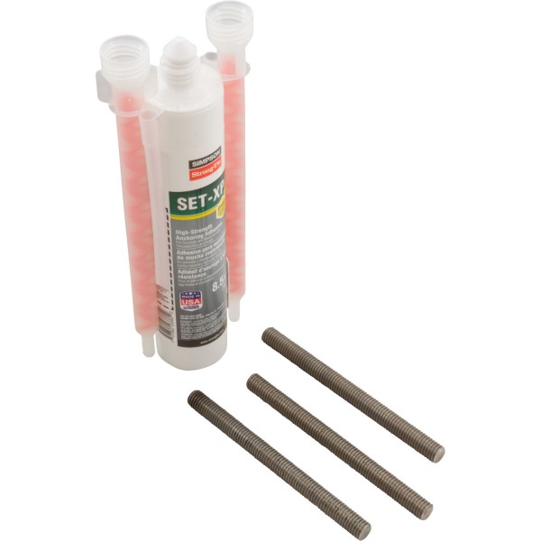 Epoxy Kit, SR Smith, w/Three 1/2" Bolts, Expired : 75-209-5876-SS