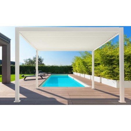 10' x 10' All Louvered Aluminum Pergola