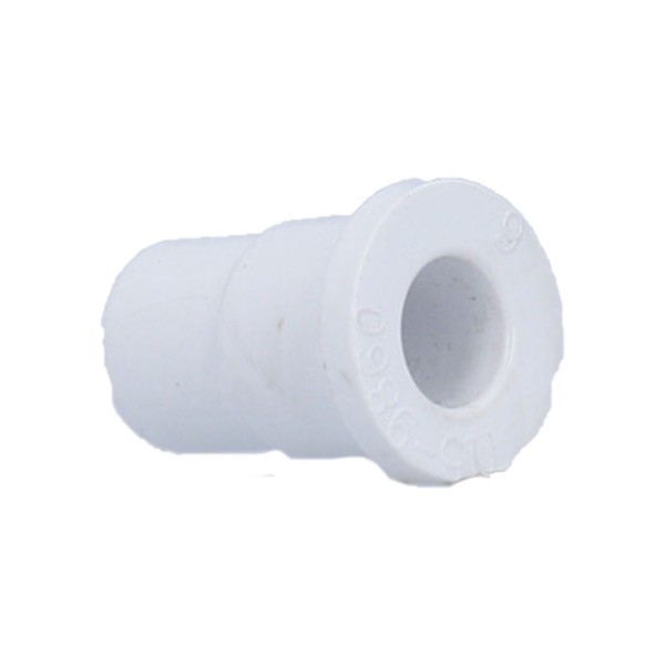 Fitting, PVC, Plug, Barbed, 3/4"RB, White : 715-9860