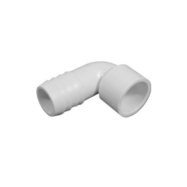 Jet Body Ell Adapter,HYDROAIR,Ozone II,90 Deg,1/2"S x 3/4"RB 7/8"Hole Size : 10-2663