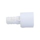 Fitting, PVC, Ribbed Barb Adapter, 3/8"RB x 1/2"Spg : 425-0210