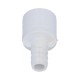 Fitting, PVC, Ribbed Barb Adapter, 3/8"RB x 1/2"Spg : 425-0210