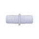 Fitting, PVC, Ribbed Barb Coupler, 3/4"RB x 3/4"RB : 21000-750