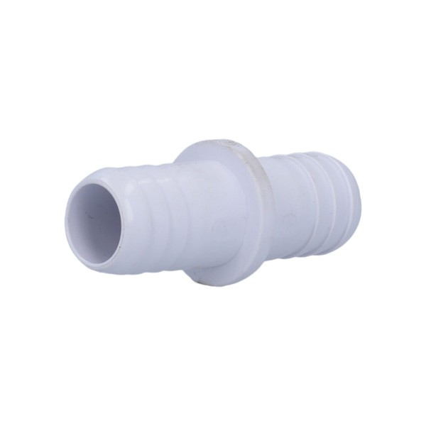 Fitting, PVC, Ribbed Barb Coupler, 3/4"RB x 3/4"RB : 21000-750