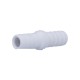 Fitting, PVC, Ribbed Barb Coupler, 3/8"RB x 3/8"RB : 419-1000