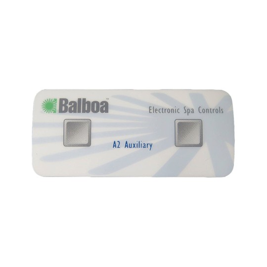 Overlay, Spaside, Balboa M2/M3, Auxilliary, 2-Button, No Readout : 10318