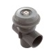 Diverter Valve, CMP, 3-Port, 1", Vertical, Top Access, 5-Scallop, Gray : 25039-001-000