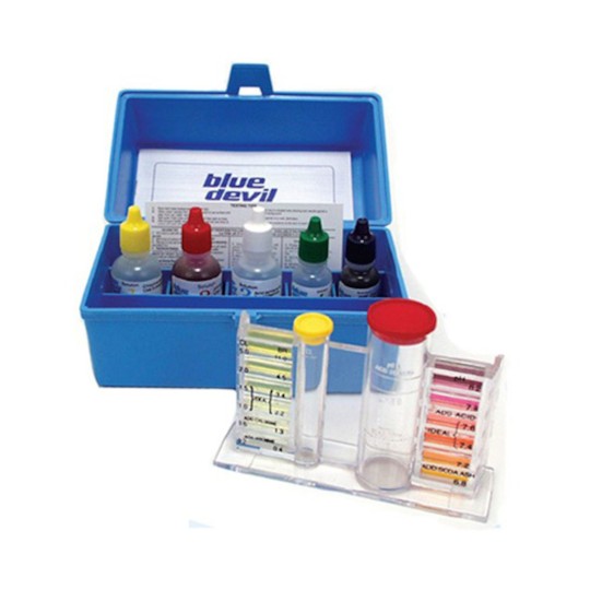 Test Kit, Valterra, Liquid, 5-Way OTO, Bromine, Chlorine, Ph, ALK, Acid Demand : BD7448