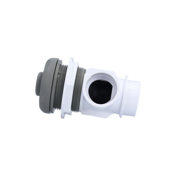 Diverter Valve, Waterway, 1" Vertical, 2-Port, 5-Scallop, Gray : 600-4217