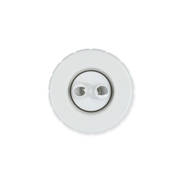 Jet Internal, HydroAir Magna, Dual Port Roto, 3-1/2" Face, White : 16-4820