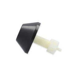 Air Button, Tecmark Raised Cone, Brown : MPT-3190