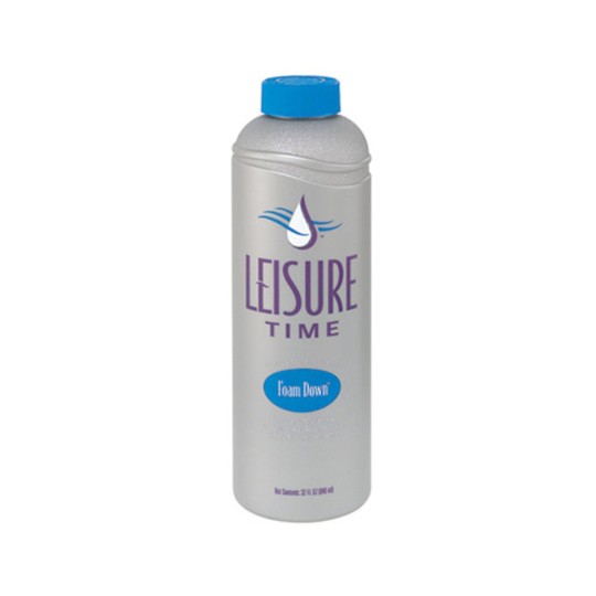 Water Care, Leisure Time, Spa Foam Down, 1Qt Bottle : HQ