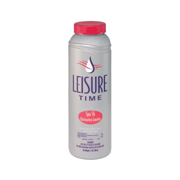 Sanitizer, Leisuretime, Spa56, Chlorine Granules, 2lb Container : 22337A