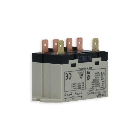 Relay, OMRON, G7L Style, 120 VAC Coil, 25 Amp, DPST : G7L2ATUBJCB-120