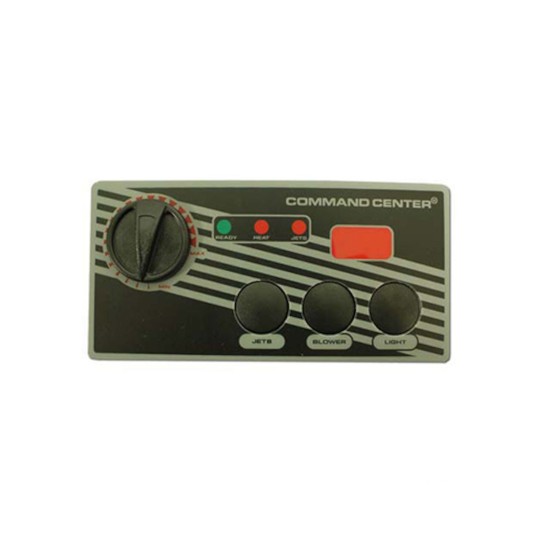 Spaside Control, Air, Tecmark, 115V, 3-Button, Temp Display w/10' Cable & Overlay : CC3D-120-10-I00