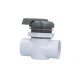 Diverter Valve, Waterway, 2-Port, 2" Horizontal, Top Access, 5-Scallop, Gray : 600-3027