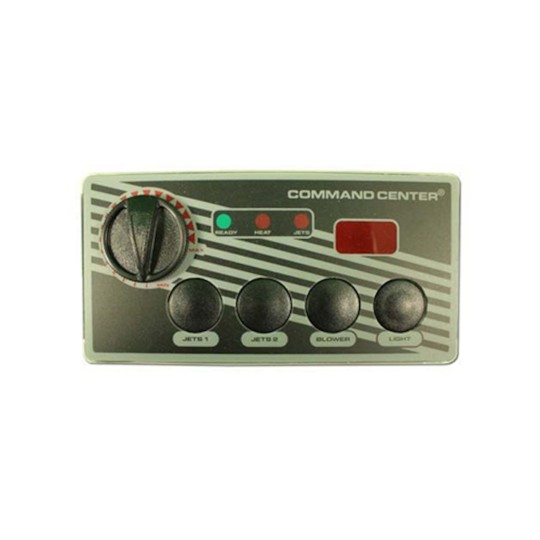 Spaside Control, Air, Tecmark, 230V, 4-Button, Temp Display w/10' Cable & Overlay : CC4D-240-10-I00