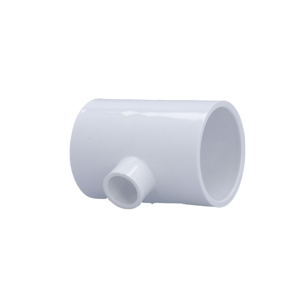 Fitting, Tee, PVC, 2"Slip x 2"Slip x 1/2"Slip : 401-247