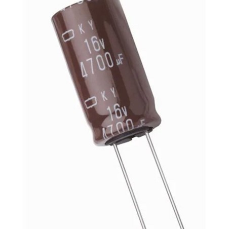 Capacitor, Mouser, Leaded, 25V, 3300UF, 16 x 31.5 : 661-EKY250