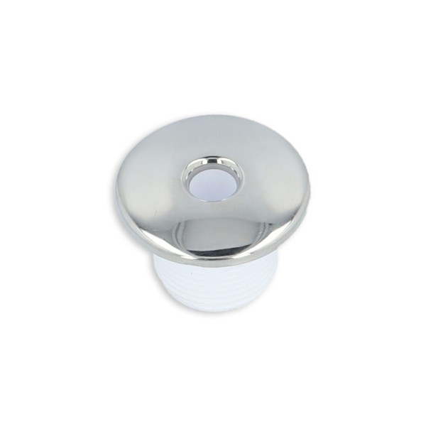 Jet Internal, Waterway Ozone/Cluster, Non-Adjustable, White w/ Stainless Escutcheon : 212-9870