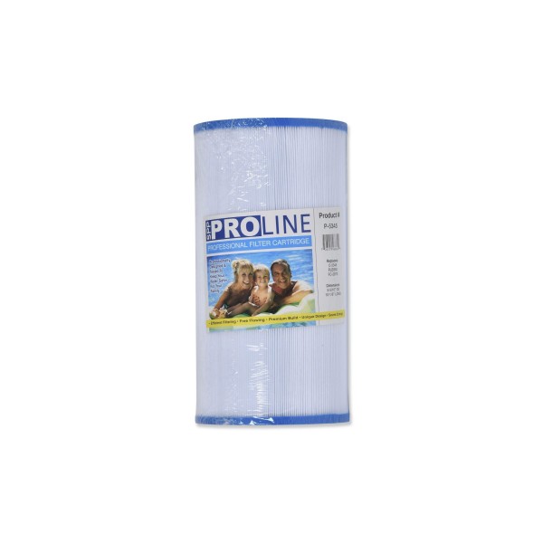 Filter Cartridge, Proline, Diameter: 5-5/16", Length: 10-1/8", Top: 2-1/8" Open, Bottom: 2-1/8" Open, 45 sq ft : P-5345