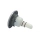 Jet Internal, Waterway Whirlpool, Adjustable, 5" Face, Gray w/ Stainless Escutcheon : 212-2067S