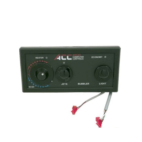 Spaside Control, ACC KP502, Analog, 2-Button w/T-Stat Knob, Knob-Pump1-Light : KP502-A