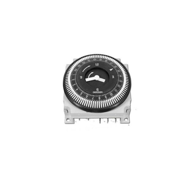 Time Clock, Grasslin, 24HR, 220V, 60Hz, SPDT : FM-1-220