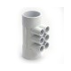 Manifold, PVC, Waterway, 2"S x 2"S x 6 1/2"S Ports : 672-4110