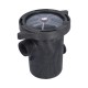 Hair/Lint Trap Assembly, Waterway, 1-1/2"FBT x 1-1/2"MBT x 1-1/2"FPT, Complete w/Basket & Lid : 310-5400