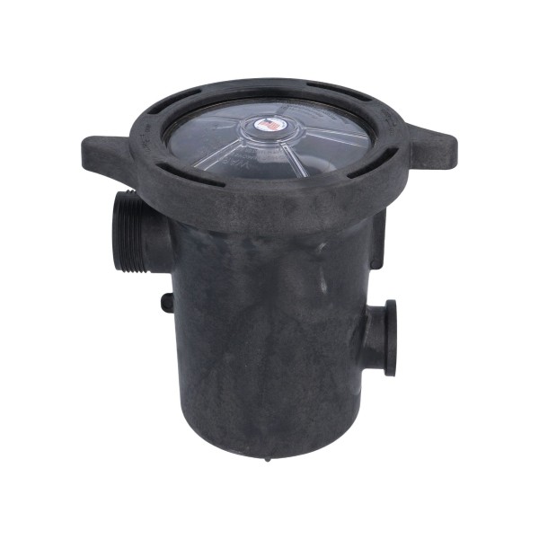 Hair/Lint Trap Assembly, Waterway, 1-1/2"FBT x 1-1/2"MBT x 1-1/2"FPT, Complete w/Basket & Lid : 310-5400