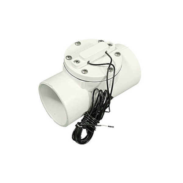 Flow Switch, Aqualarm, 8-12 GPM, 1 Amp, 1-1/2"Slip x 1-1/2"Slip : 206-PVC-NOS