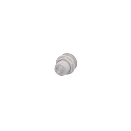 Air Button, Waterway, Low Profile w/90 Degree Barb, White : 650-3040-CW