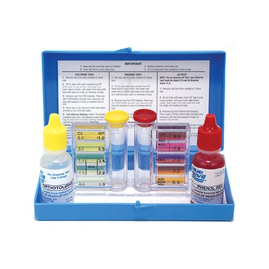 Test Kit, Valterra, Liquid, 3-Way OTO, Bromine, Chlorine & pH : BD7228