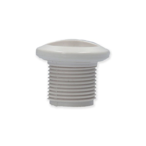 Jet Internal, Waterway Ozone/Cluster, Non-Adjustable, Pulsator, Front Access, 1-1/2" Face, Smooth, White : 212-8400