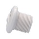 Jet Internal, Waterway Ozone/Cluster, Non-Adjustable, Pulsator, Front Access, 1-1/2" Face, Smooth, White : 212-8400