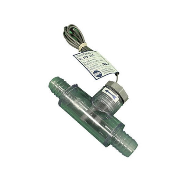 Flow Switch, Sundance, 3/4" MPT, .5 Amp, 10 Watt, 1999-Present w/ Tee, Clear, box end connectors : SD6560-857