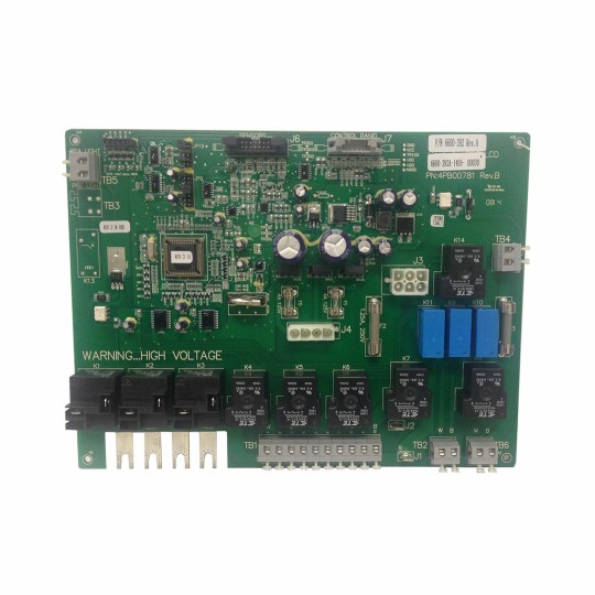 Circuit Board, Sundance 880NT Maxxus, Rev 9.61A+, 2005-2008, 3-Pump, "Perma Clear", w/Circ Pump : 6600-392