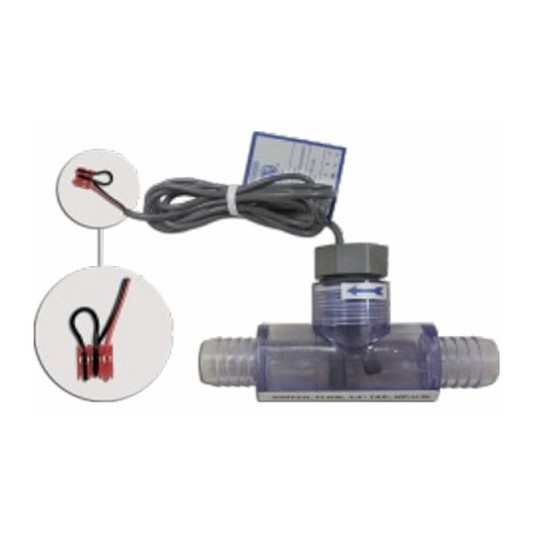 Flow Switch Kit, HydroQuip, 1-Amp, 30V, 3/4" Barb, PCB Connect : 48-0223C