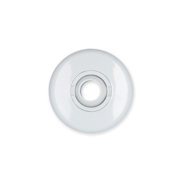 Wall Fitting Assembly, Jet, HydroAir Micro-Jet, 2-3/4" Face, White w/ Eyeball, Retaining Ring, Wall Fitting & Gasket : 10-3700