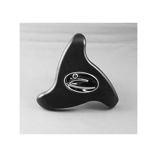 Handle, Diverter, 1 In, Black, Metal Dynasty Logo : DY6054331M