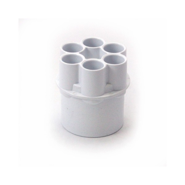 Manifold, PVC, Waterway, 2"S x 6 1/2"S Ports : 672-4130