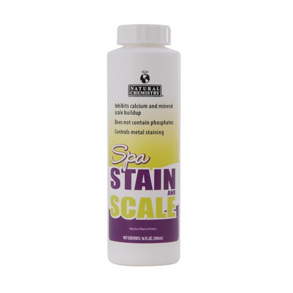 Water Care, Natural Chemistry, Spa Stain/Scale Free, 16oz Bottle : 04122