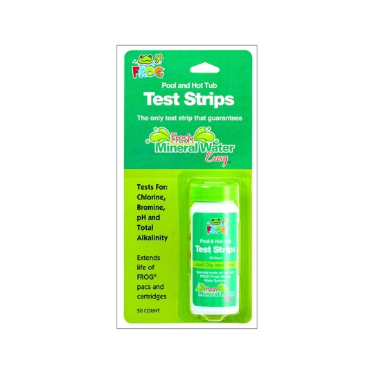 Water Testing, Spa Frog, Test Strips, Ph/Alk, 50 Per Bottle : 01-14-3312