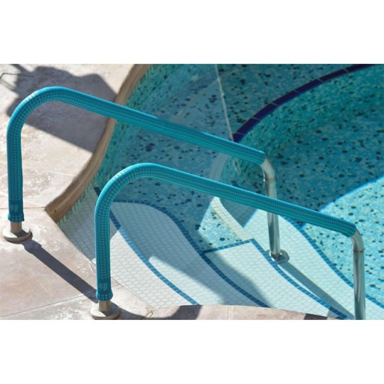 Handrail Cover, KoolGrips, 1ft, For 1.90"dia Rail, Indian Teal : KGS 102 IT