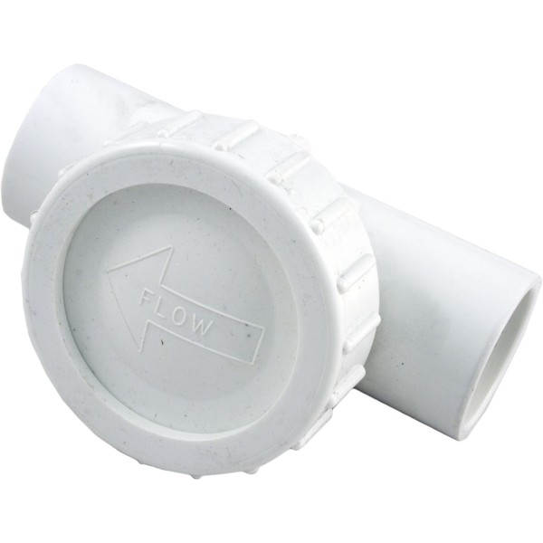 Check Valve, Waterway, Tee, 1" Slip x 1" Slip, Air : 600-4000