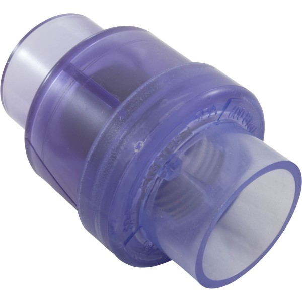 Check Valve, WW, 2" Spigot x 2" Spigot, 1/4 lb, Spring, Air : 600-8160