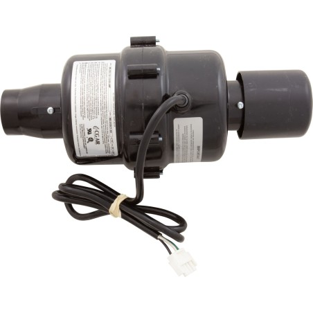 Blower, CG Air Millenium O, 115v, 9.5A, Heater, 3' AMP, w/Muffler : MO300750120/60A