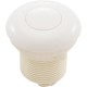 Hydrabaths Air Button, 2-1/2"fd, Low Profile, White : HSA-101