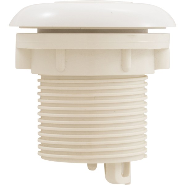 Hydrabaths Air Button, 2-1/2"fd, Low Profile, White : HSA-101